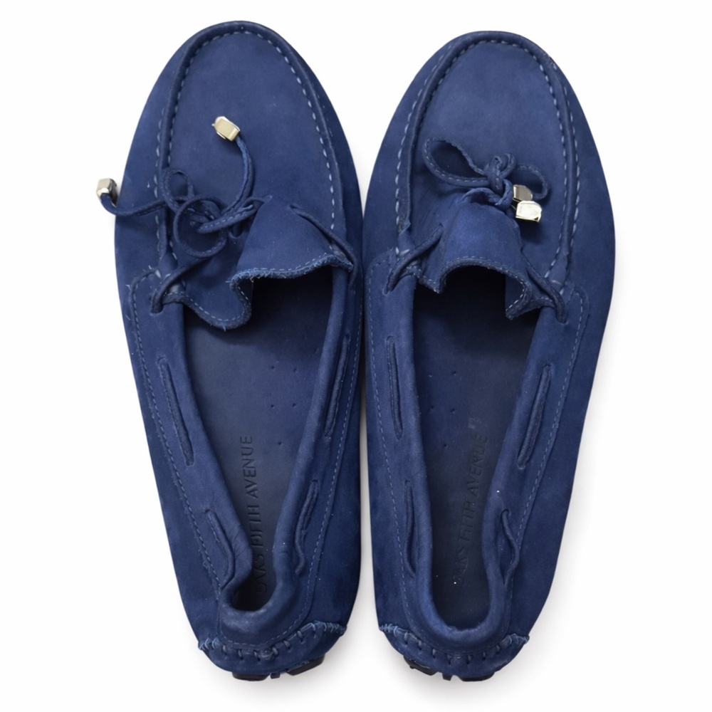 Saks Fifth Avenue Women's Blue Moccasins